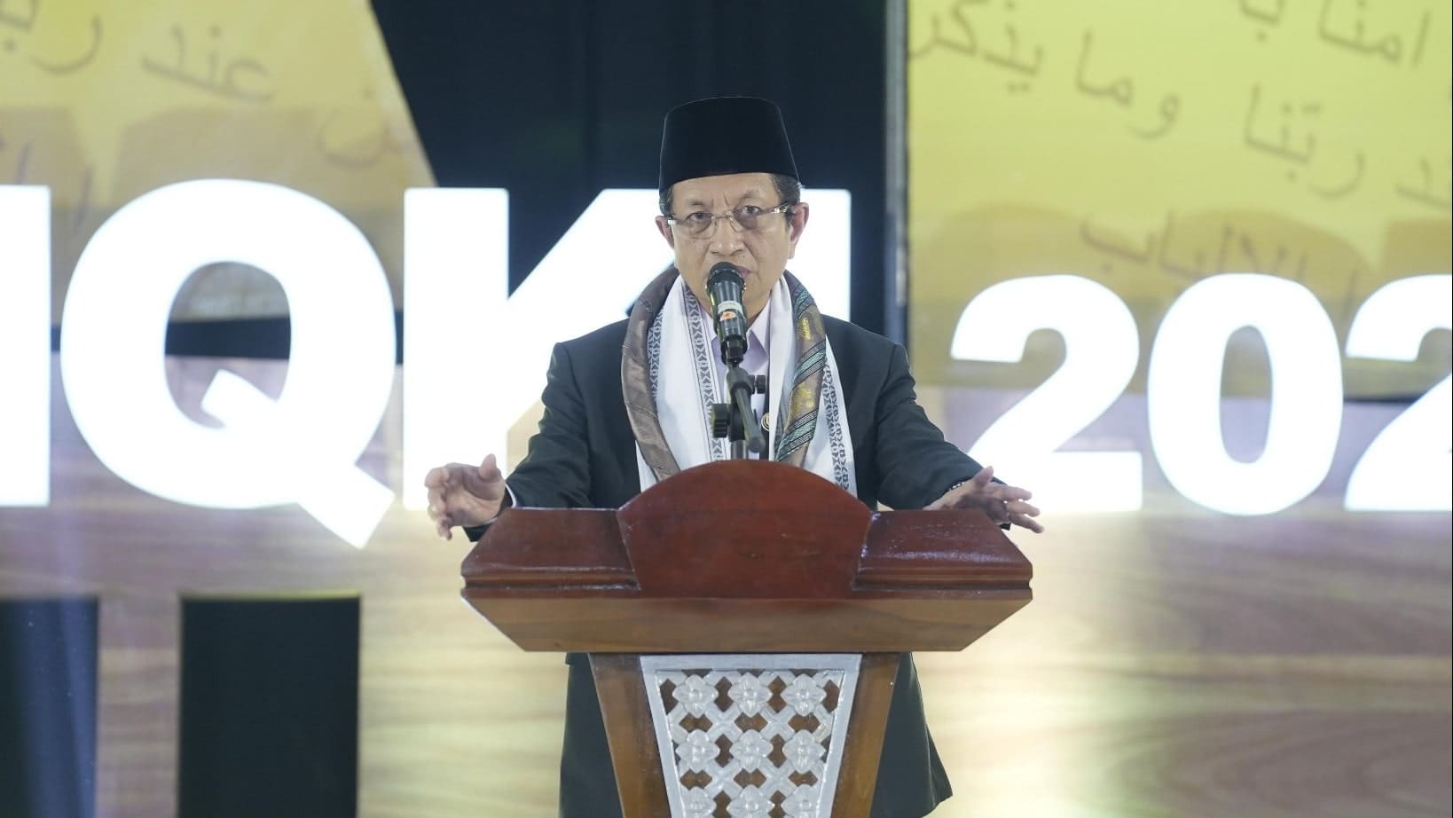 Menag Soroti Dampak Perang dan Kerusakan Iklim di Pembukaan MQK Internasional