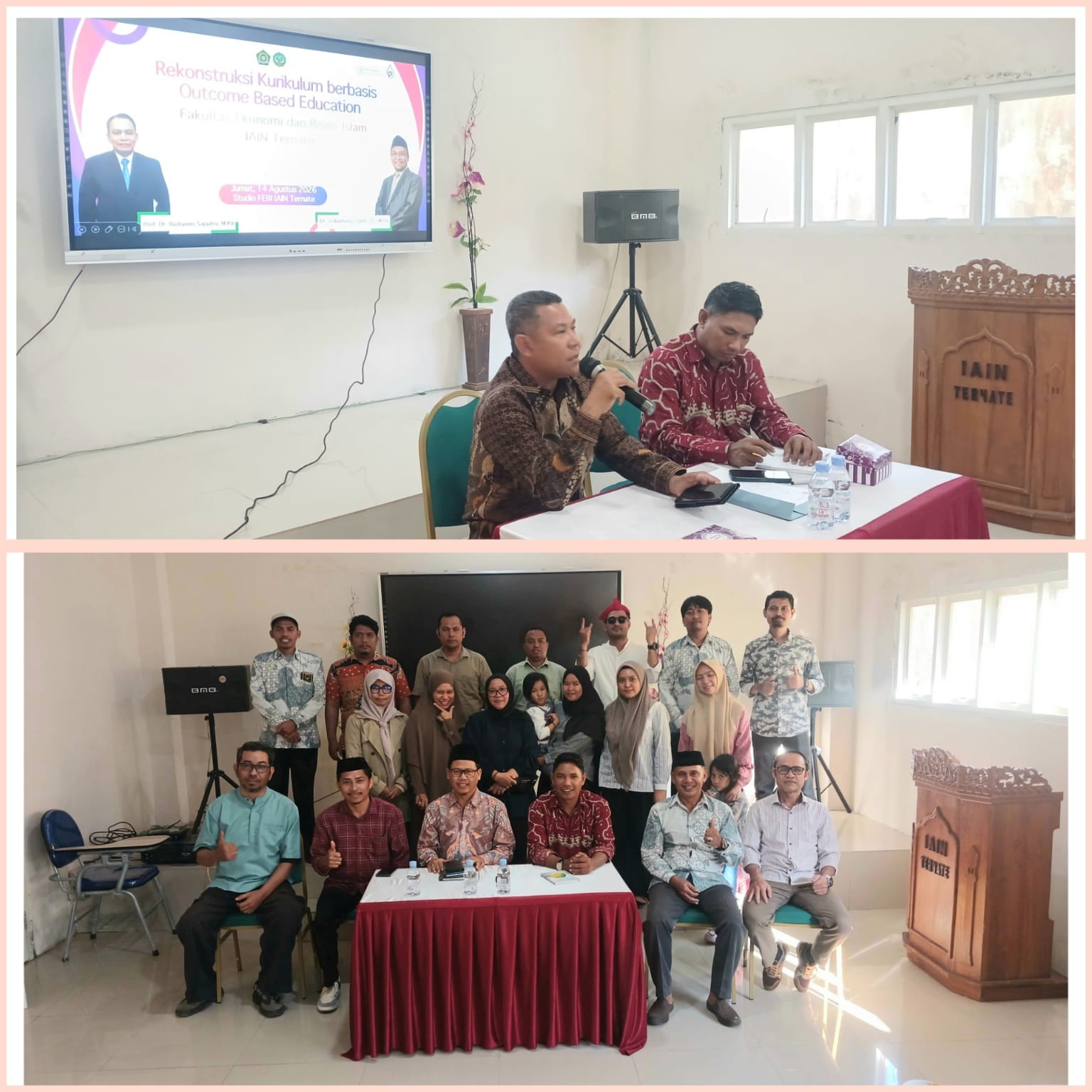 Gelar Kegiatan Penyusunan Kurikulum Berbasis OBE, FEBI IAIN Ternate Hadirkan 2 Pakar Kurikulum